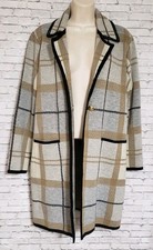 Anne Klein longline Plaid