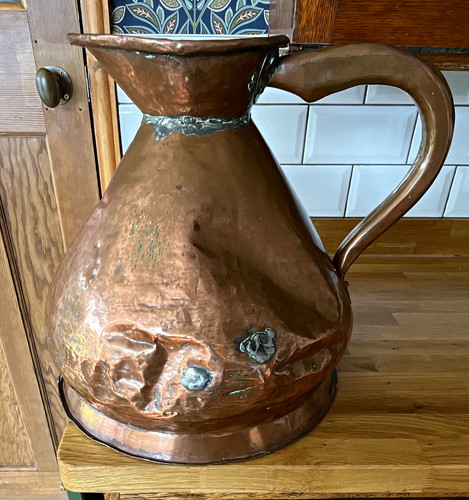 Hammered copper gallon - hammered,