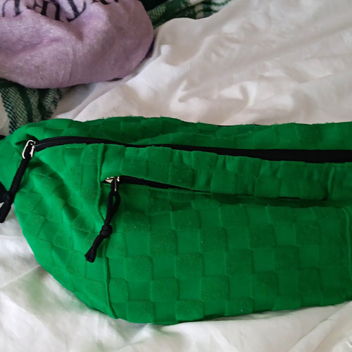 Green black modern synthetic - green,