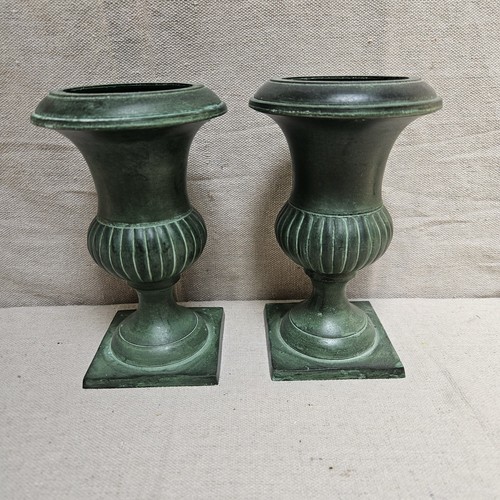 Pair vintage cast iron - of,