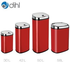 Graded Automatic Sensor Bins 30L 42L 50L 58L 68L Capacity Touchless Waste