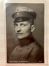Manfred Freiherr von Richthofen ,,Red Baron,, post card H.K.192, original