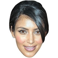 Kim Kardashian (Young) Celebrity Mask, Flat Card Face, Fancy Dress Mask