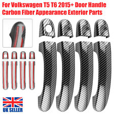 1 Set Door Handle Carbon Fiber