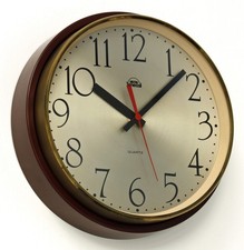 Vintage 20cm Smiths Wall Clock - Mid Century Style Retro Style Clock Gift