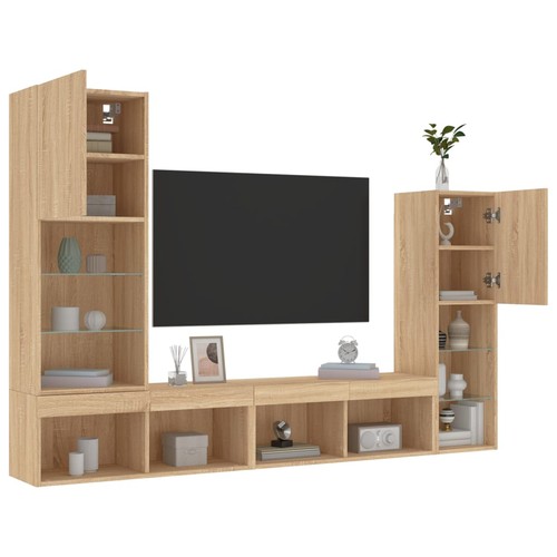4pcs wall units with - with, led