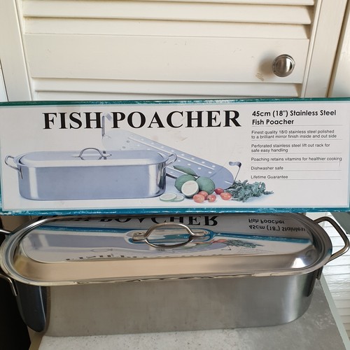 45cm stainless steel fish - stainless,