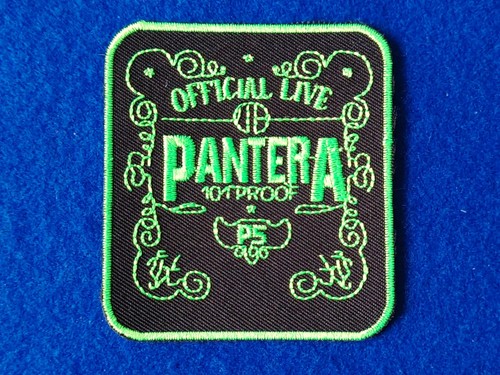 Pantera patch sew iron on - or,