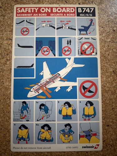 Swissair b747 igc - b747, safety