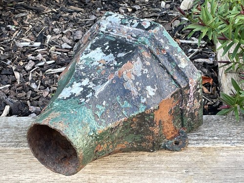 Antique vintage gutter - antique, cast