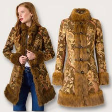 Tapestry Afghan Coat Joe