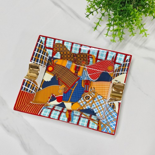 Hermès porcelain colorful - hermès,