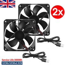 2x 120mm USB PC Cooling Fan