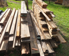 Solid Oak Planks 2.4m length .  40mm to 50mm thick and 200m widths .
