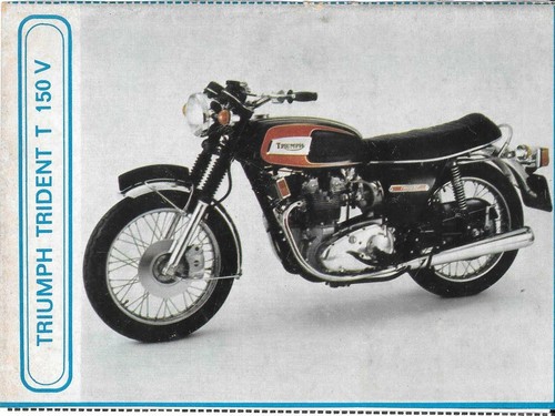 Triumph trident motorcycle - trident, t