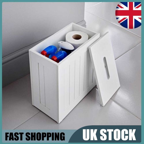 Wooden bathroom storage toilet - storage,