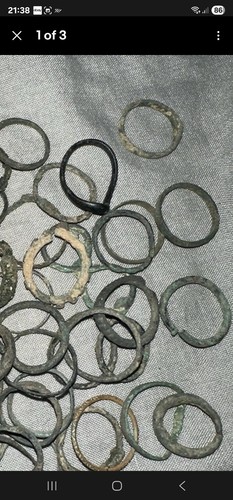 Celtic bronze money rings