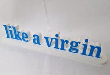 Madonna Like A Virgin - 3D Shop Display Collection Sign Collectors Display 