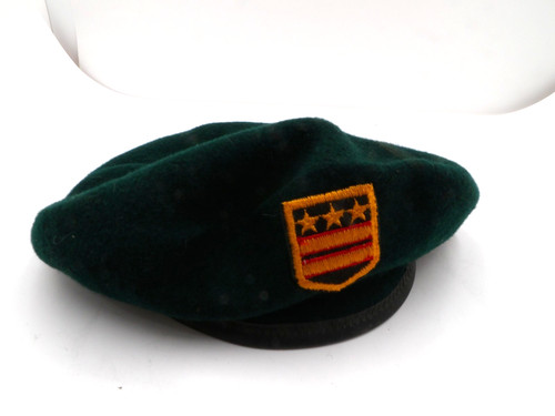 Beret basque france green - beret,