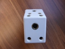 VINTAGE W.G. WHITE BAKELITE 3 ROUND PIN  PLUG ADAPTOR