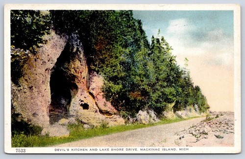Antique michigan postcard - michigan,