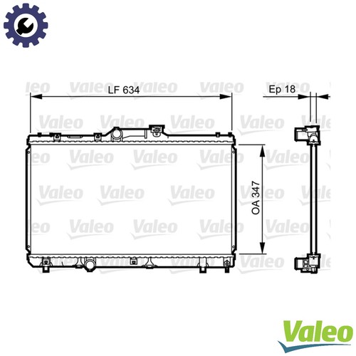 Radiator engine cooling - cooling, 731441