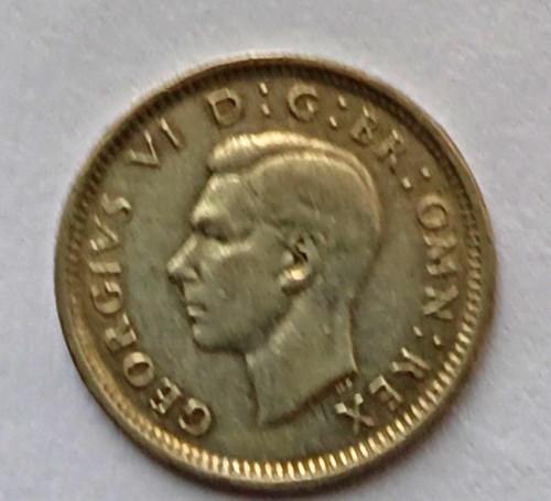 George 1937 threepence - threepence, (3d)
