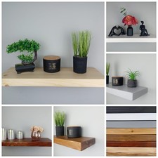 Rustic, floating,solid wood