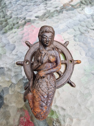 Cast iron mermaid - mermaid, knocker