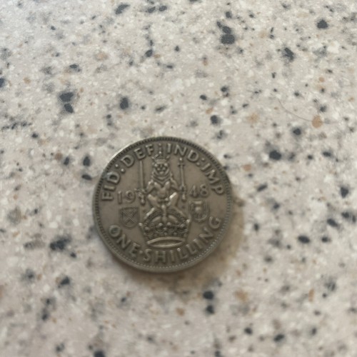 1948 george one shilling - uk,