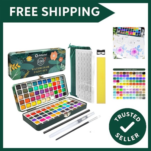 Vibrant 100 colors watercolour - vibrant,