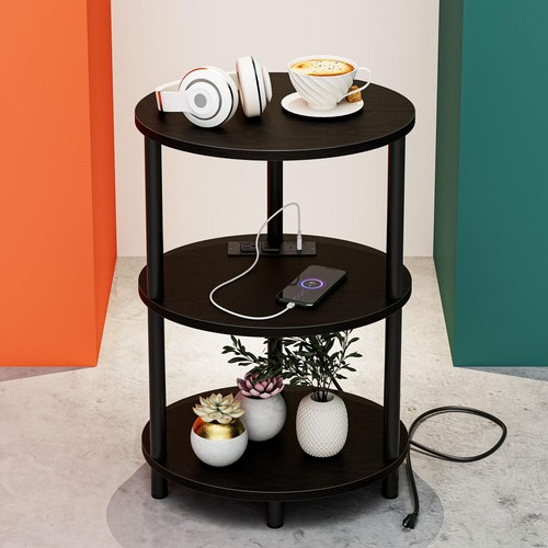 Small round side table 3tier - round,