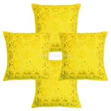 Embroidered Cushion Cover Boho