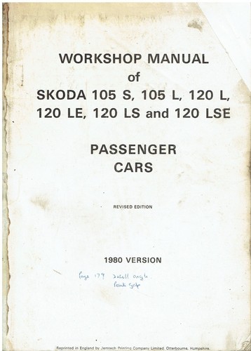 Skoda 105s 105l 120l 120le - skoda,