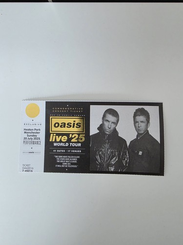 Rare oasis live heaton - live,