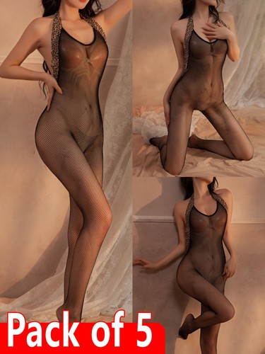 Lingerie fishnet lace - lace, up