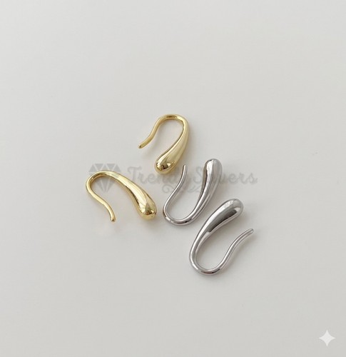 925 sterling silver teardrop - silver,