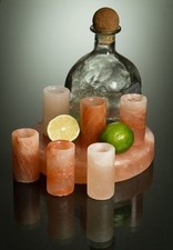 6x glasses 8cm Himalayan Salt