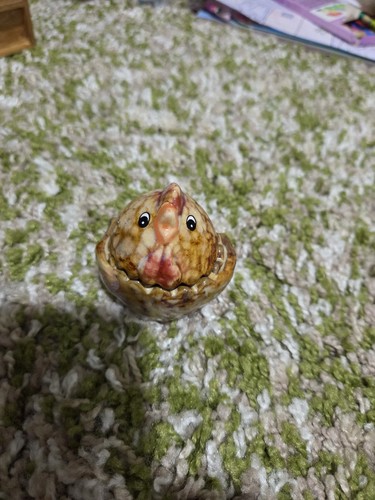 Cute pottery hen - hen, with