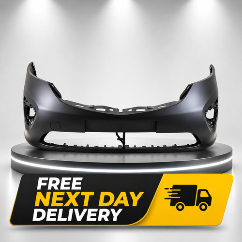 Front bumper black vauxhall - front,