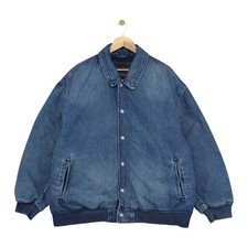 Levis Rowan Denim Jacket Mens Size 2XL Blue Quilted Oversized Heavyweight