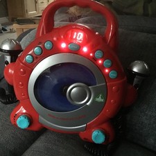 Early Learning Centre Sing a Long CD Player Karaoke 2 Microphones Kids Tested 