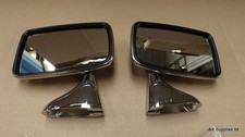 CLASSIC MINI CHROME DOOR MIRRORS (PAIR OF) - FLAT GLASS -  CMR-38LH/RH