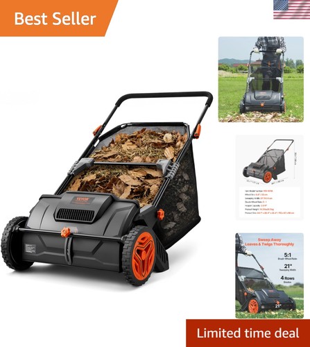 Push lawn sweeper leaf - push,