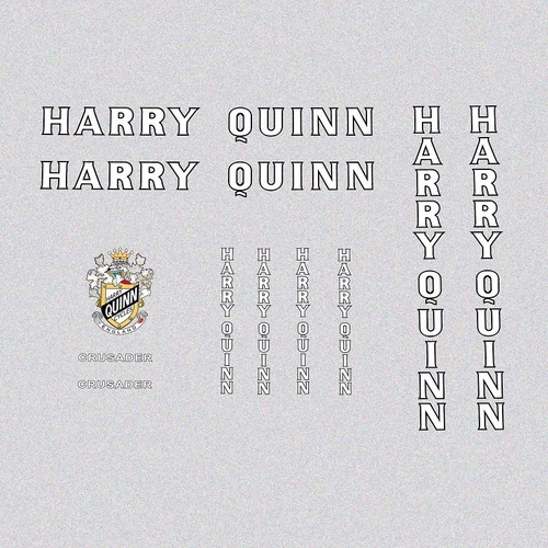 Harry quinn bicycle - bicycle, decals