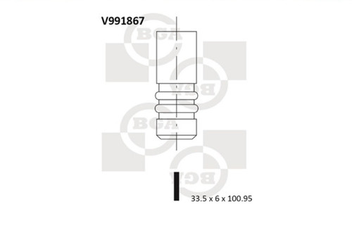 Inlet valve pcs bga - inlet,