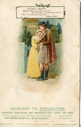 Advertising postcard good bye - good,