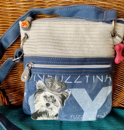 Fuzzy nation terrier crossbody - terrier,