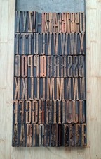 Wooden letterpress printers - wooden,