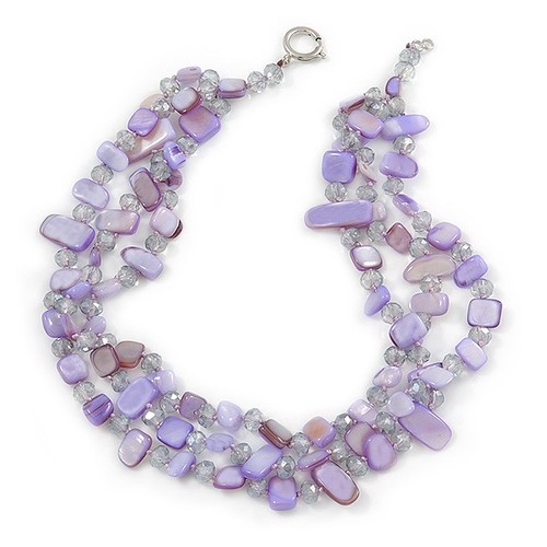 Row pastel purple shell - row,